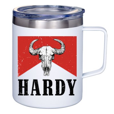 H.A.R.D.Y Last Name H.A.R.D.Y Family Western Style 12oz Stainless Steel Coffee Mug