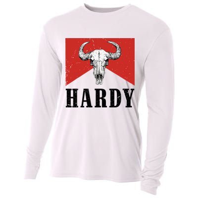 H.A.R.D.Y Last Name H.A.R.D.Y Family Western Style Cooling Performance Long Sleeve Crew