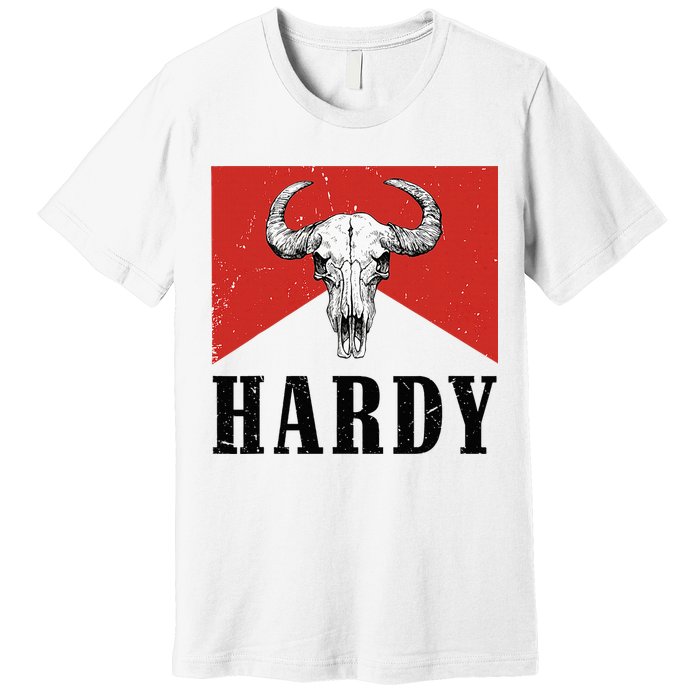 H.A.R.D.Y Last Name H.A.R.D.Y Family Western Style Premium T-Shirt