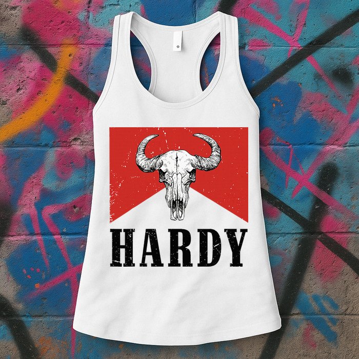H.A.R.D.Y Last Name H.A.R.D.Y Family Western Style Womens Tank Top
