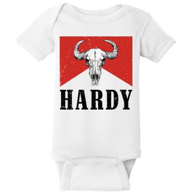 H.A.R.D.Y Last Name H.A.R.D.Y Family Western Style Baby Bodysuit