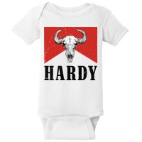 H.A.R.D.Y Last Name H.A.R.D.Y Family Western Style Baby Bodysuit