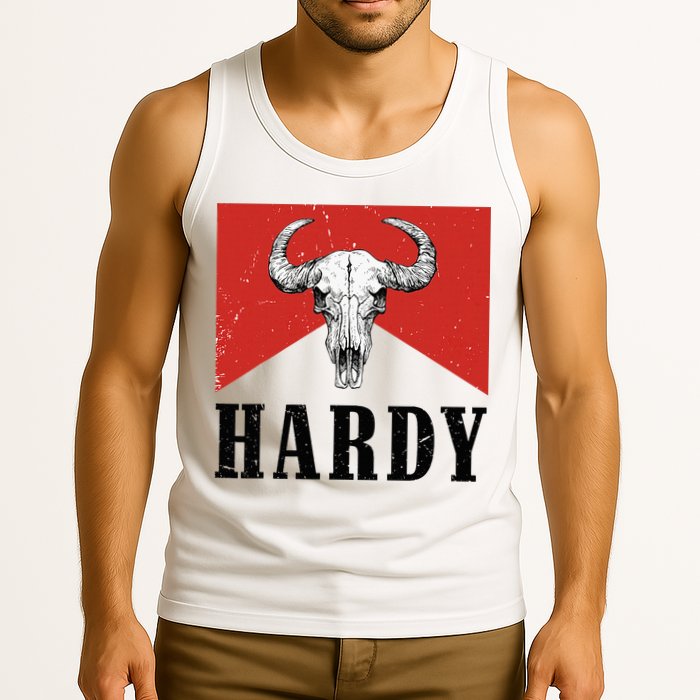 H.A.R.D.Y Last Name H.A.R.D.Y Family Western Style Tank Top