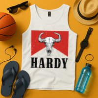 H.A.R.D.Y Last Name H.A.R.D.Y Family Western Style Tank Top