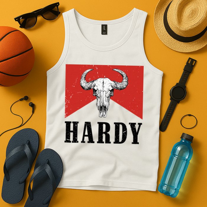 H.A.R.D.Y Last Name H.A.R.D.Y Family Western Style Tank Top