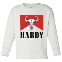 H.A.R.D.Y Last Name H.A.R.D.Y Family Western Style Toddler Long Sleeve Shirt