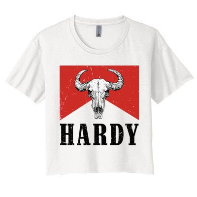 H.A.R.D.Y Last Name H.A.R.D.Y Family Western Style Crop Top