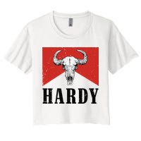 H.A.R.D.Y Last Name H.A.R.D.Y Family Western Style Crop Top