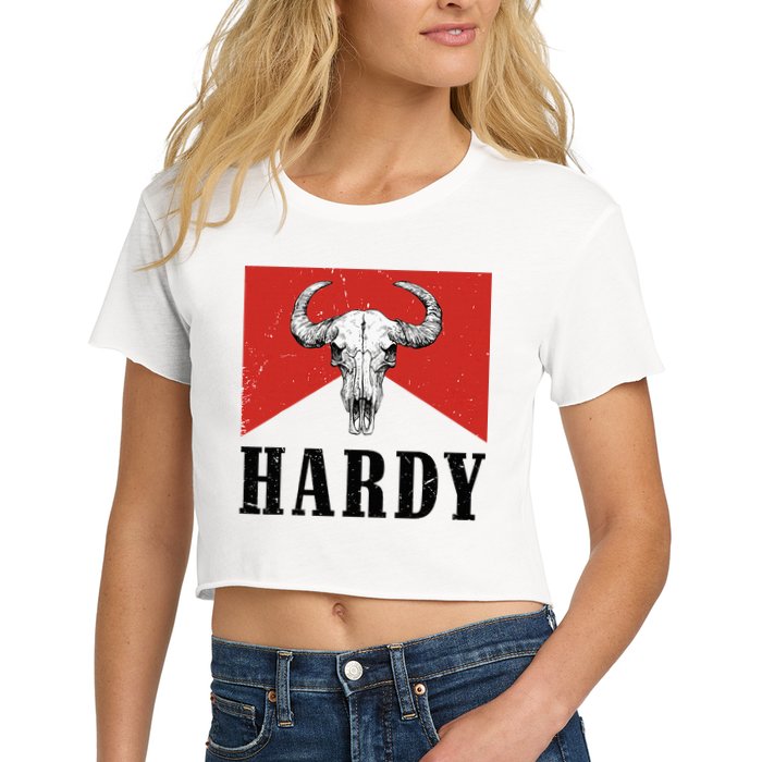 H.A.R.D.Y Last Name H.A.R.D.Y Family Western Style Crop Top