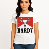H.A.R.D.Y Last Name H.A.R.D.Y Family Western Style Womens T-Shirt