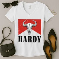 H.A.R.D.Y Last Name H.A.R.D.Y Family Western Style Women's V-Neck T-Shirt