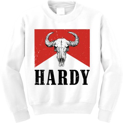 H.A.R.D.Y Last Name H.A.R.D.Y Family Western Style Kids Sweatshirt