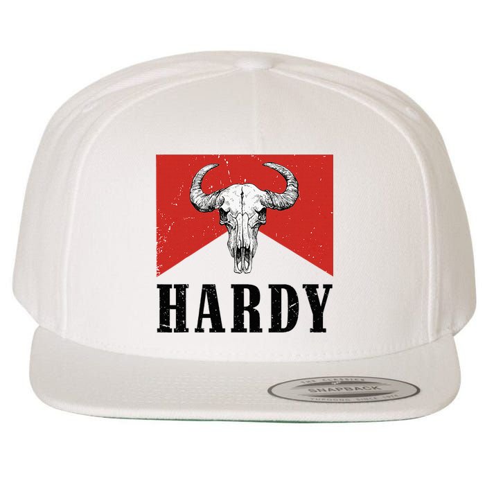 H.A.R.D.Y Last Name H.A.R.D.Y Family Western Style Wool Snapback Cap