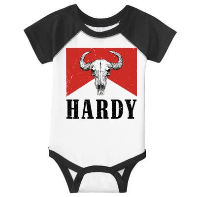 H.A.R.D.Y Last Name H.A.R.D.Y Family Western Style Infant Baby Jersey Bodysuit