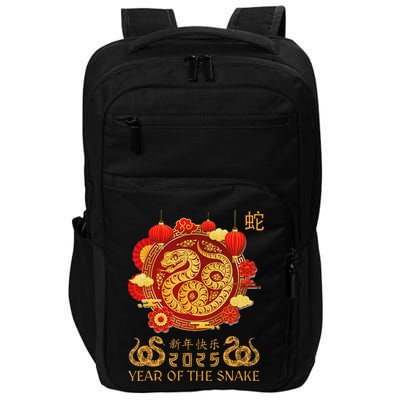 Happy Lunar New Year 2025 Year Of The Snake Zodiac Sign Impact Tech Backpack