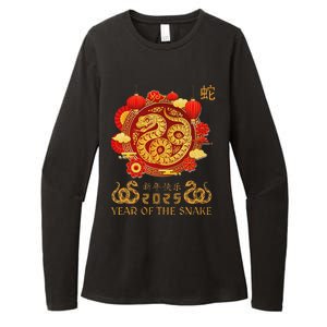 Happy Lunar New Year 2025 Year Of The Snake Zodiac Sign Womens CVC Long Sleeve Shirt