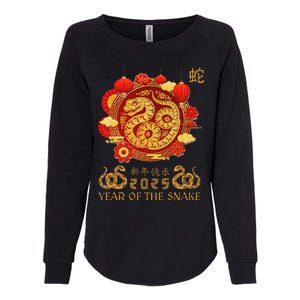 Happy Lunar New Year 2025 Year Of The Snake Zodiac Sign Womens California Wash Sweatshirt