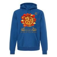 Happy Lunar New Year 2025 Year Of The Snake Zodiac Sign Premium Hoodie