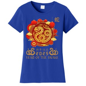 Happy Lunar New Year 2025 Year Of The Snake Zodiac Sign Women's T-Shirt