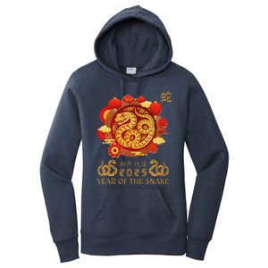 Happy Lunar New Year 2025 Year Of The Snake Zodiac Sign Women's Pullover Hoodie