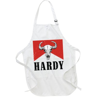 H.A.R.D.Y Last Name Family Western Style Full-Length Apron With Pockets