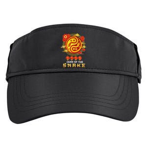 Happy Lunar New Year 2025 Year Of The Snake Zodiac Sign Adult Drive Performance Visor