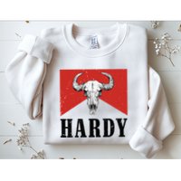 H.A.R...D.Y Last Name H.A.R.D.Y Family Western Style Sweatshirt