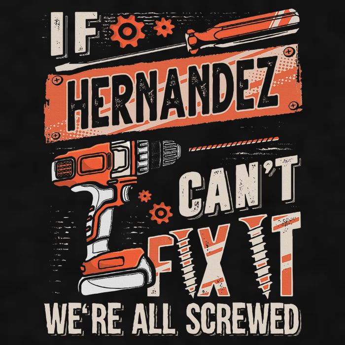 Hernandez Last Name If Hernandez CanT Fix It Ladies PosiCharge Tri-Blend Wicking Tank