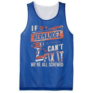 Hernandez Last Name If Hernandez CanT Fix It Mesh Reversible Basketball Jersey Tank