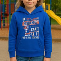 Hernandez Last Name If Hernandez CanT Fix It Kids Hoodie