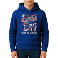 Hernandez Last Name If Hernandez CanT Fix It Kids Hoodie