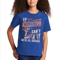 Hernandez Last Name If Hernandez CanT Fix It Kids T-Shirt
