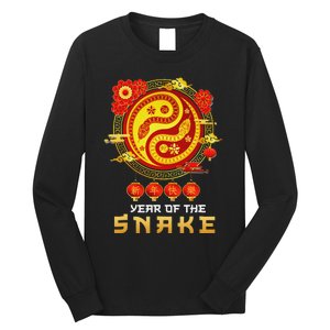 Happy Lunar New Year 2025 Year Of The Snake Zodiac Sign Long Sleeve Shirt