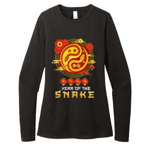 Happy Lunar New Year 2025 Year Of The Snake Zodiac Sign Womens CVC Long Sleeve Shirt