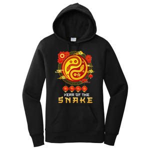 Happy Lunar New Year 2025 Year Of The Snake Zodiac Sign Women's Pullover Hoodie