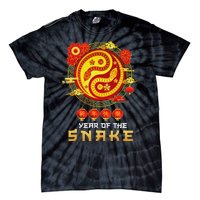 Happy Lunar New Year 2025 Year Of The Snake Zodiac Sign Tie-Dye T-Shirt