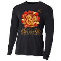 Happy Lunar New Year 2025 Year Of The Snake Zodiac Sign Cooling Performance Long Sleeve Crew