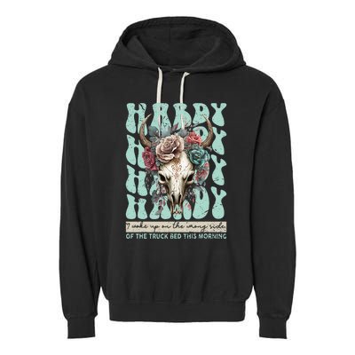 H.A.R.D.Y Last Name Family Reunion Vacation Garment-Dyed Fleece Hoodie