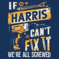 Harris Last Name If Harris CanT Fix It Button