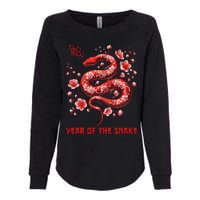 Happy Lunar New Year 2025 Year Of The Snake Zodiac Sign Womens California Wash Sweatshirt