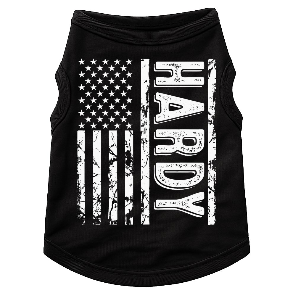 H.A.R.D.Y Last Name Funny Surname Team Family Reunion Doggie Tank