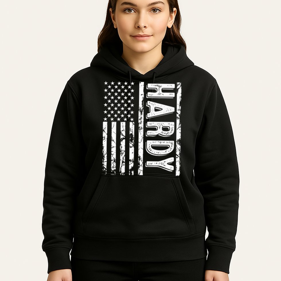 H.A.R.D.Y Last Name Funny Surname Team Family Reunion Hoodie