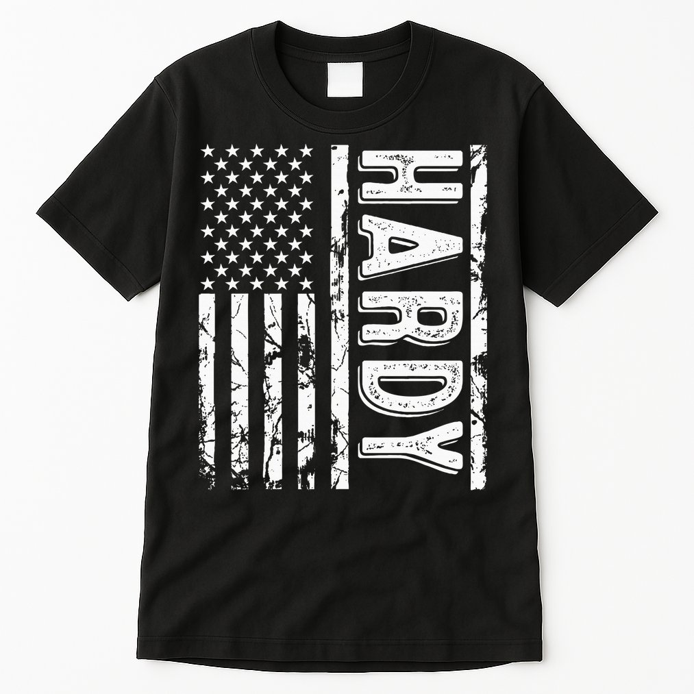 H.A.R.D.Y Last Name Funny Surname Team Family Reunion Tall T-Shirt