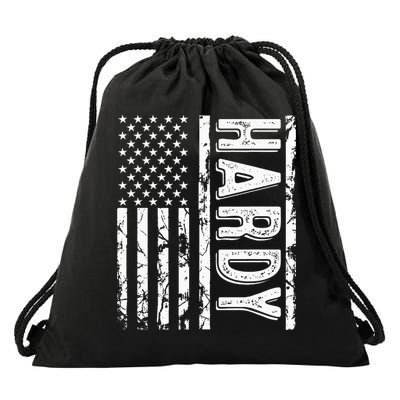 H.A.R.D.Y Last Name Funny Surname Team Family Reunion Drawstring Bag