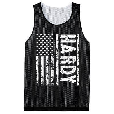 H.A.R.D.Y Last Name Funny Surname Team Family Reunion Mesh Reversible Basketball Jersey Tank