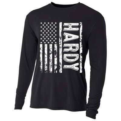 H.A.R.D.Y Last Name Funny Surname Team Family Reunion Cooling Performance Long Sleeve Crew