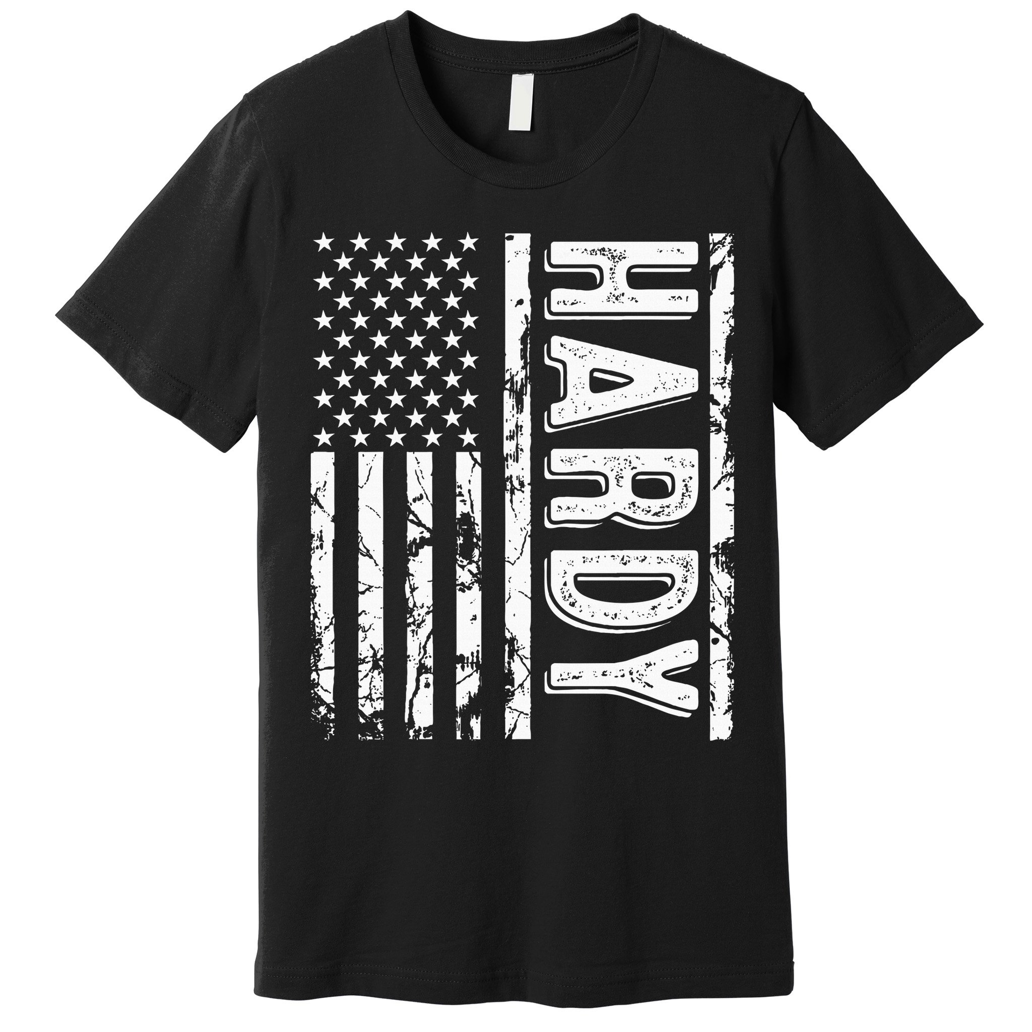 H.A.R.D.Y Last Name Funny Surname Team Family Reunion Premium T-Shirt