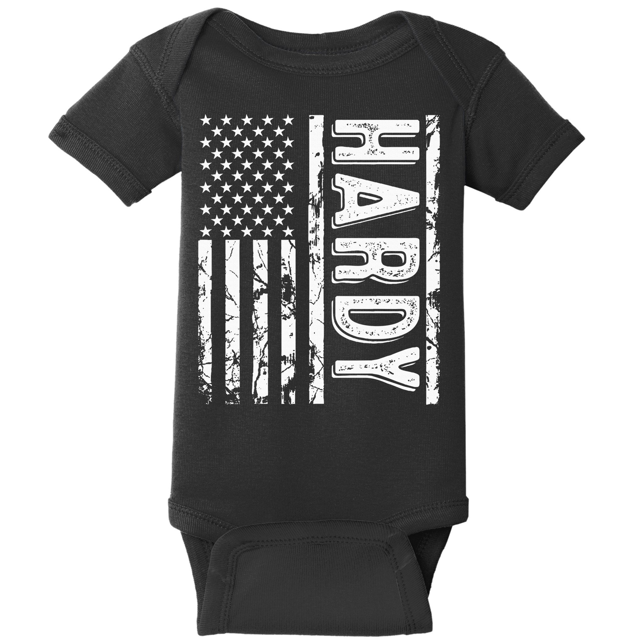 H.A.R.D.Y Last Name Funny Surname Team Family Reunion Baby Bodysuit