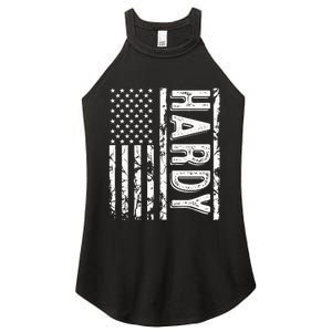 H.A.R.D.Y Last Name Funny Surname Team Family Reunion Women's Perfect Tri Rocker Tank