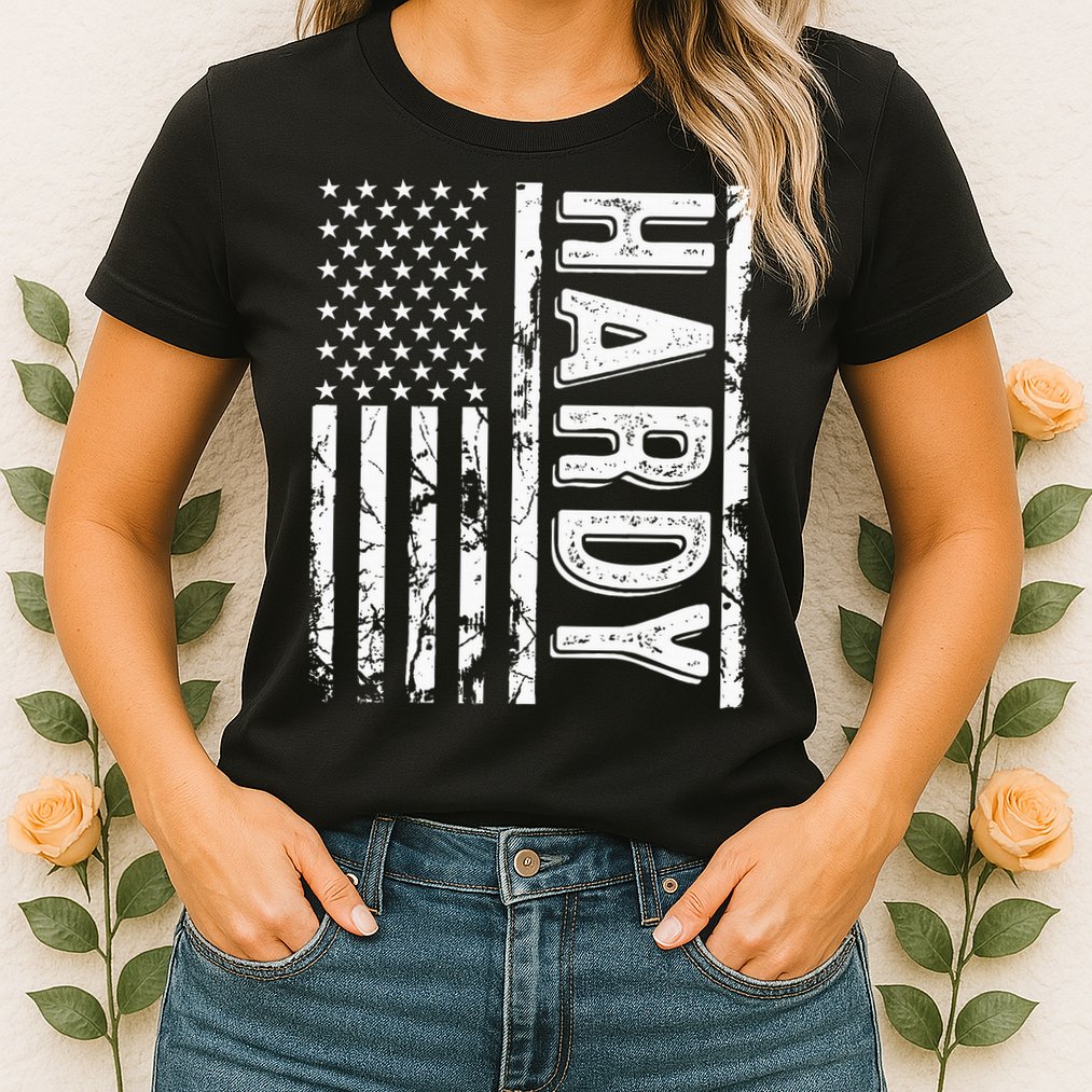 H.A.R.D.Y Last Name Funny Surname Team Family Reunion Womens T-Shirt